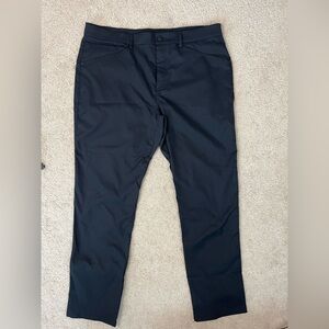 Myles Tour Pant in Black Travel Activewear Performance Pants Men’s 40x32